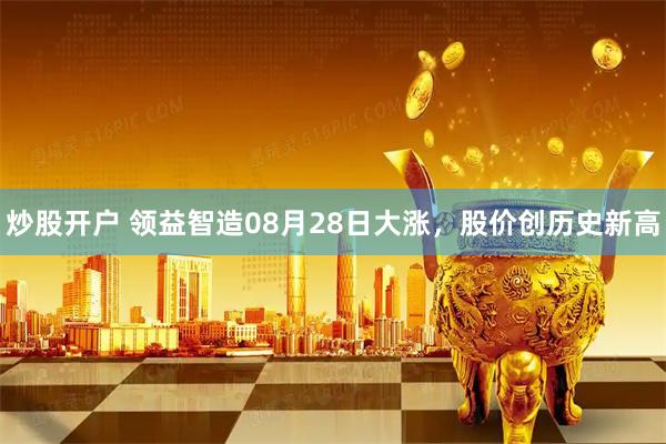 炒股开户 领益智造08月28日大涨，股价创历史新高