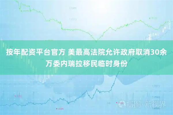 按年配资平台官方 美最高法院允许政府取消30余万委内瑞拉移民临时身份
