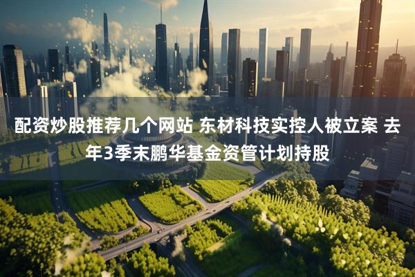 配资炒股推荐几个网站 东材科技实控人被立案 去年3季末鹏华基金资管计划持股